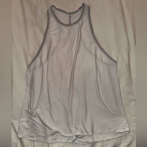 Lululemon - tank top with tie in back - women’s size M (8)- white